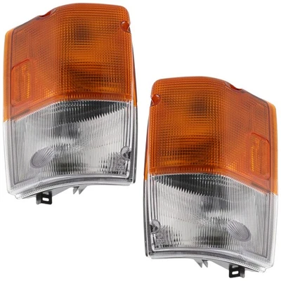 Juego de 2 luces de señal de giro marcador lateral de esquina luces de estacionamiento par izquierdo y derecho Foto 1 de 4