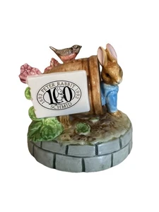 Beatrix Potter 1993 100 Years Peter Rabbit Schmid Music Box Plays Peter Cotton - Picture 1 of 10