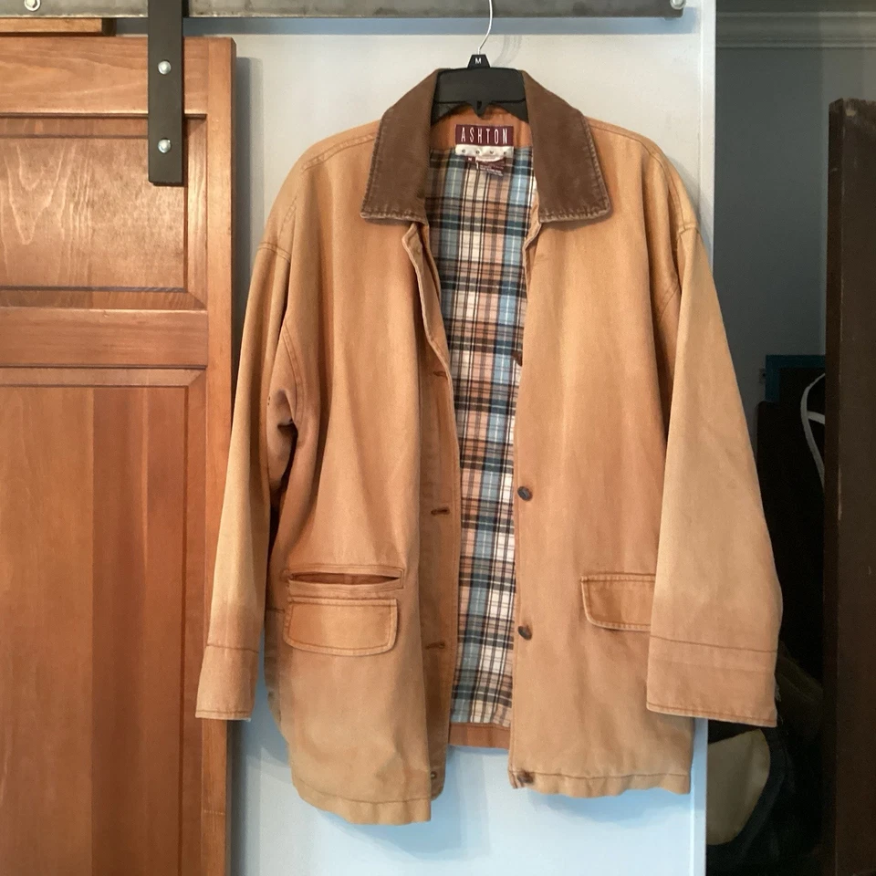 Ashton Cove Мужская пальто винтажный 100% хлопок размер M - Изображение 1 из 4