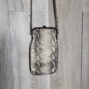 Bolso Bandolera Convertible HOBO Melody Glam Serpiente Cuero - Imagen 1 de 12