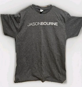 Rare Jason Bourne 2016 Promotional Men's T-shirt, Gray Large DVD Movie Promo - Picture 1 of 8