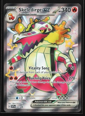 Skeledirge ex 081 SV: Scarlet & Violet Black Star Promo Pokemon Card - Image 1 of 2