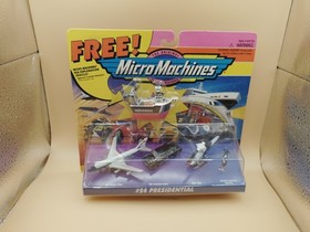 Micro Machines Set #24 Presidential Vintage Miniatures New 1996 Car Plane Limo
