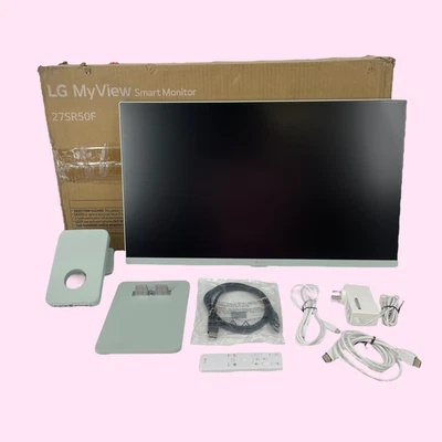 LG 27SR50F 27" Full HD IPS Smart Monitor 1920x1080 60Hz - Green #BU0979 (TC) - Image 1 of 4