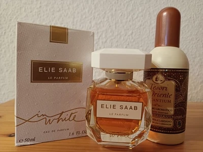 Elie Saab Le Parfum in White EDP 50 ml + Tresori d'Oriente Byzantium 100 ml Flak - Bild 1 von 2