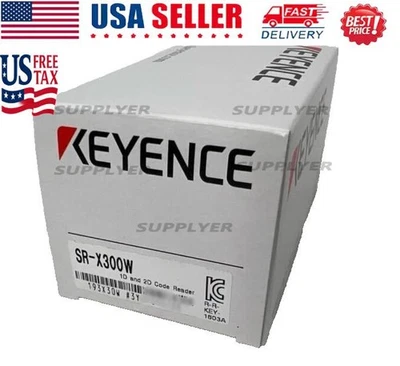 Keyence SR-X300W Barcode Reader Scanner PLC SRX300W New  US Free TAX - Image 1 of 4