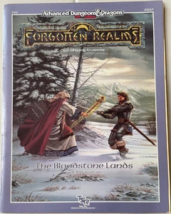 The Bloodstone Lands AD&D FR9 TSR #9267 2nd Ed -Forgotten Realms no detached map - Imagen 1 de 4