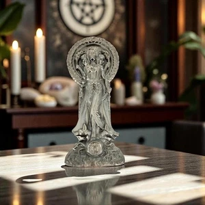 8" Hecate Statue Greek Goddess Pagan Altar Figurine 3D Printed Hexe Sculpture - Picture 1 of 8