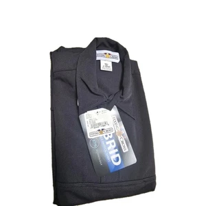 SMALL FLYING CROSS MENS POLICE SECURITY UNDERVEST L/S SHIRT BLACK - Picture 1 of 5