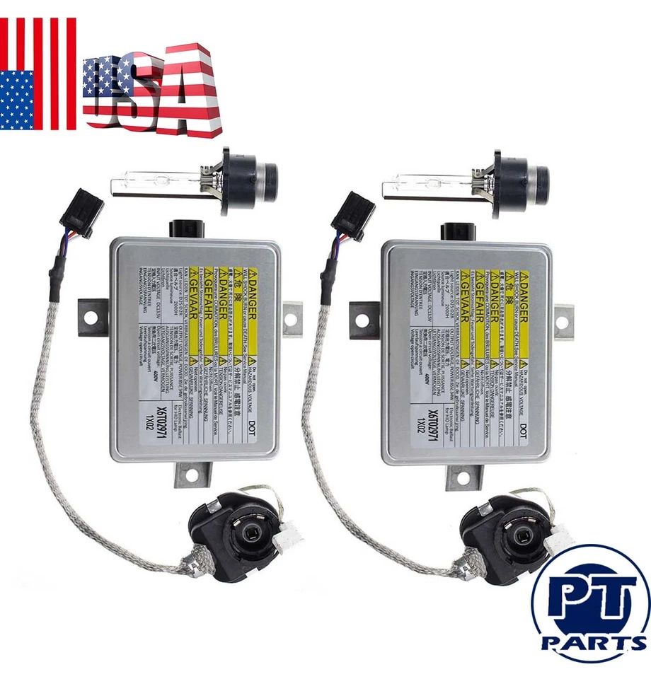 2xxenon Hid33109-s0k-a02 Headlight Ballast Igniter & D2s Bulb for MAZDA 3 Honda