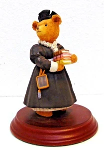 Dept 56 Upstairs Downstairs Bears Miss Creedle Time For Lessons - Picture 1 of 7
