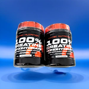 (33,17€/kg)Scitec Nutrition 100% Creatine 2x300g Dose Pulver Monohydrate - Bild 1 von 2