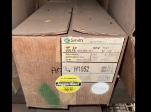 AO Smith H1052AO Smith HP 2 1140 RPM Volt 460/208-230 3PH Y56HZ Frame Tota - Picture 1 of 3