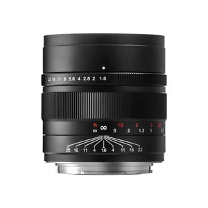 ZhongYi Mitakon SPEEDMASTER 80mm F1.6 Lens for Fuji GFX G Mount camera=Black= - Picture 1 of 11