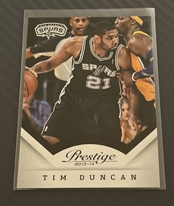 2013-14 Panini Prestige Tim Duncan #120 San Antonio Spurs 