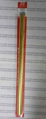 K&S 8143 Messing-Rundrohr 5/8 (15,88 mm) Außendurchmesser (Pk1)