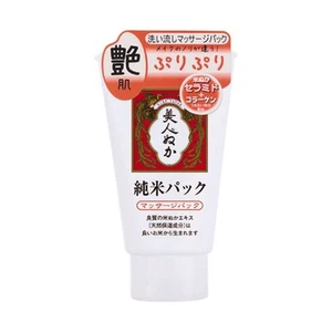 Bijin Nuka Rice Bran Face Massage mask ceramide collagen 100g From Japan - Picture 1 of 6