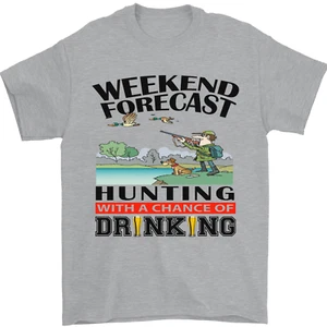 Jagd Wochenende Alkohol Bier lustiges Jäger Herren T-Shirt 100% Baumwolle - Bild 1 von 12