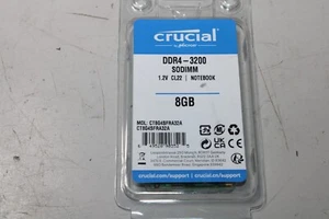 Micron 8GB (1x8GB) PC4-3200AA DDR4-3200 Laptop RAM Memory MTA4ATF1G64HZ-3G2F1 - Picture 1 of 2