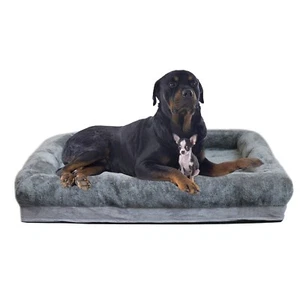 M/L/XL Dog Bed Orthopedic Foam Nesting Bed Removable Cover Warm Pet Crate Beds - Picture 1 of 53