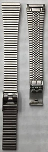 Markenloses silberfarbenes Edelstahl Metall Uhrenarmband 14 mm #SPLB2 - Bild 1 von 7