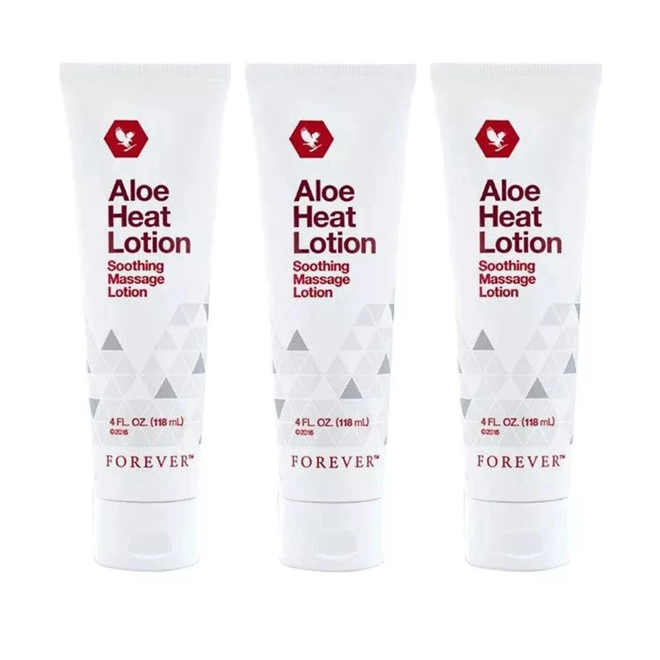FÜR IMMER Forever Living Aloe HEAT LOTION Massage 3er Pack Lotion