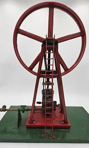 VERTIKAL FUNKTIONIERENDE LIVE STEAM SCALE MODELL DAMPFMASCHINE VON UNBEKANNTEM HERSTELLER 22" HOCH - Bild 1 von 19