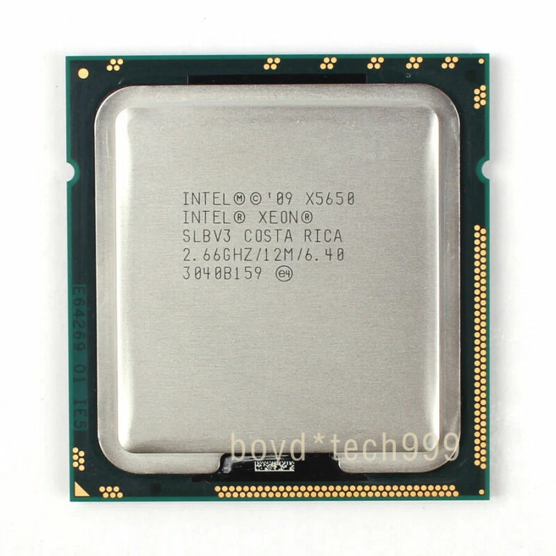 Intel Xeon X5650 CPU Six-Core 2.66 GHz 12MB LGA 1366 SLBV3 Processors - Image 1 of 1