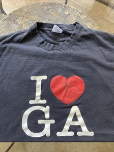 VINTAGE!! Faded I ❤️ Love Georgia T Shirt Gr. M - Bild 1 von 10
