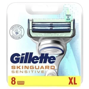 Gillette Sensitive Skinguard Blades 8 Pack Cartridges Brand New Sealed - Picture 1 of 1