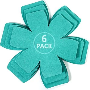 Filz Topf- und Pfannenschutz - 6er Set 3 verschiedene 06er Pack blau grün  - Bild 1 von 7