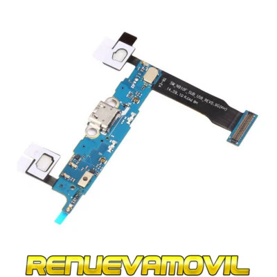 Flex Micro USB Conector Carga Microfono Para Samsung Galaxy Note 4 N910F - Imagen 1 de 4