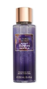 VICTORIA'S SECRET *NIGHT GLOWING VANILLA* BODY MIST 8.4 FL OZ NEW 