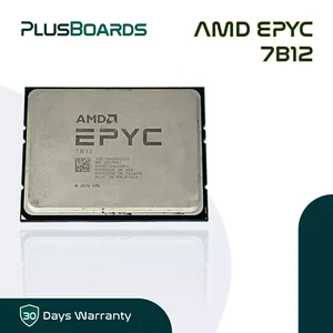 AMD EPYC 7B12 7002 ROME 64 núcleos 128 hilos 2,3 GHz CPU desbloqueada EE. UU. 1 año de garantía - Imagen 1 de 10