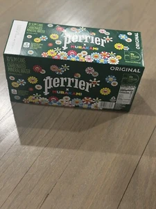 TAKASHI MURAKAMI x PERRIER 10 PACK LIMITED EDITION SLIM CANS BNIB SEALED - Picture 1 of 4