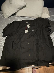 HB Men's Button Down Dress Shirt Size 3XL Short Sleeve - Picture 1 of 3