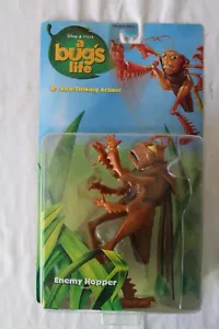 Vintage 1998 Disney's Bug's Life Enemy Hopper Actionfigur versiegelt neu MOC - Bild 1 von 3