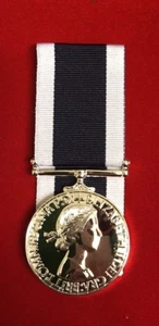 Royal Navy Long Service&Good Conduct LSGC Medal EIIR Full Size Superb Replica - Picture 1 of 2