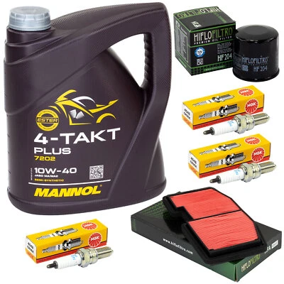 Wartung für Triumph Street Triple 675 Set Öl 4L Luftfilter Ölfilter Zündkerzen - Bild 1 von 4