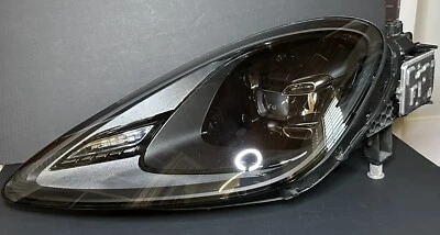 2019 - 2022 PORSCHE CAYENNE TURBO GTS LEFT LH LED HEADLIGHT BLACK *COMPLETE* OEM - Image 1 of 4