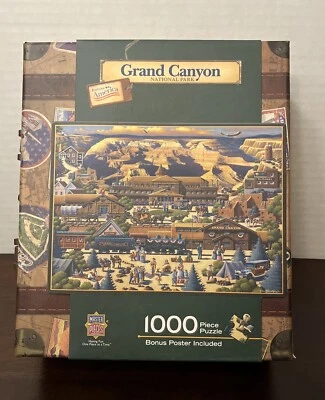 Quebra-cabeça Explore America Grand Canyon National Park estojo 1000 peças novo lacrado - Imagem 1 de 4