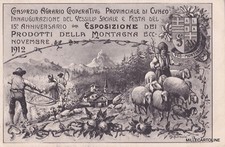 CUNEO 1912 - CONSORZIO AGRARIO - ESPOSIZIONE PRODOTTI DELLA MONTAGNA