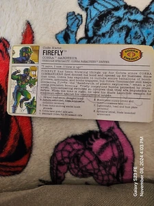 Vintage GI Joe Trading File Card 1992 Firefly V2 - Picture 1 of 1