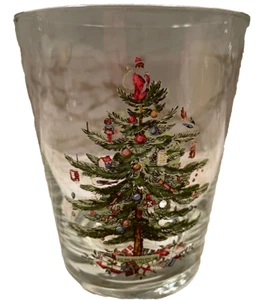 12 Ounce Vintage Christmas Tree Old Fashion Glasses Set of 6 - Picture 1 of 3