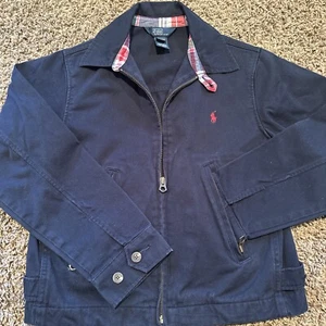 Giacca Polo by Ralph Lauren ragazzo S 8/10. Zip blu con bottoni in vita - Foto 1 di 4
