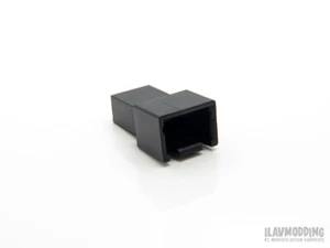 PC 3-pin Fan Connector Housing Male - BLACK [1pc] - Picture 1 of 2