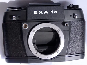 M42 Certo Negro Exa 1c, Como Nuevo Estilo BDSM SLR Probado: EXCELENTE Pentacon / Ihagee DDR - Imagen 1 de 22