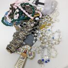 Religious Jewelry LOT Costume Jewelry Wear Vintage Junk 222.4g