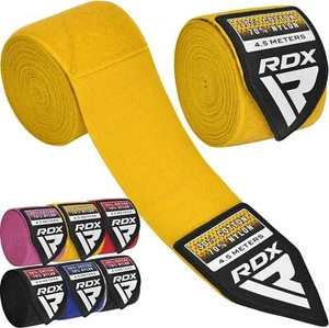 Boxing Hand Wrap by RDX, 4.5m Thumb Loop Boxing Bandage, Inner Glove, Wrist Wrap - Picture 1 of 38