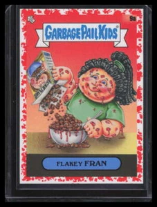 2021 Topps Garbage Pail Kids Food Fight Saucy Red 9a Flakey Fran 54/75 - Photo 1/2